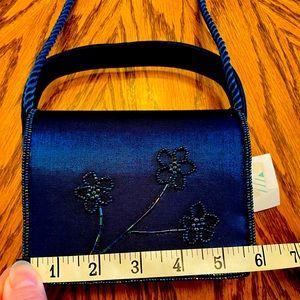 Formal Prom Small Purse Navy Blue NWT